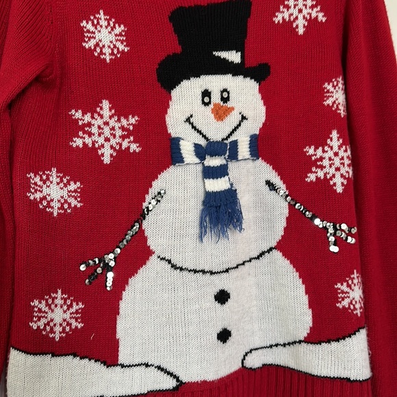 Christmas Snowman Womens Holiday Sweater size small - Picture 2 of 6